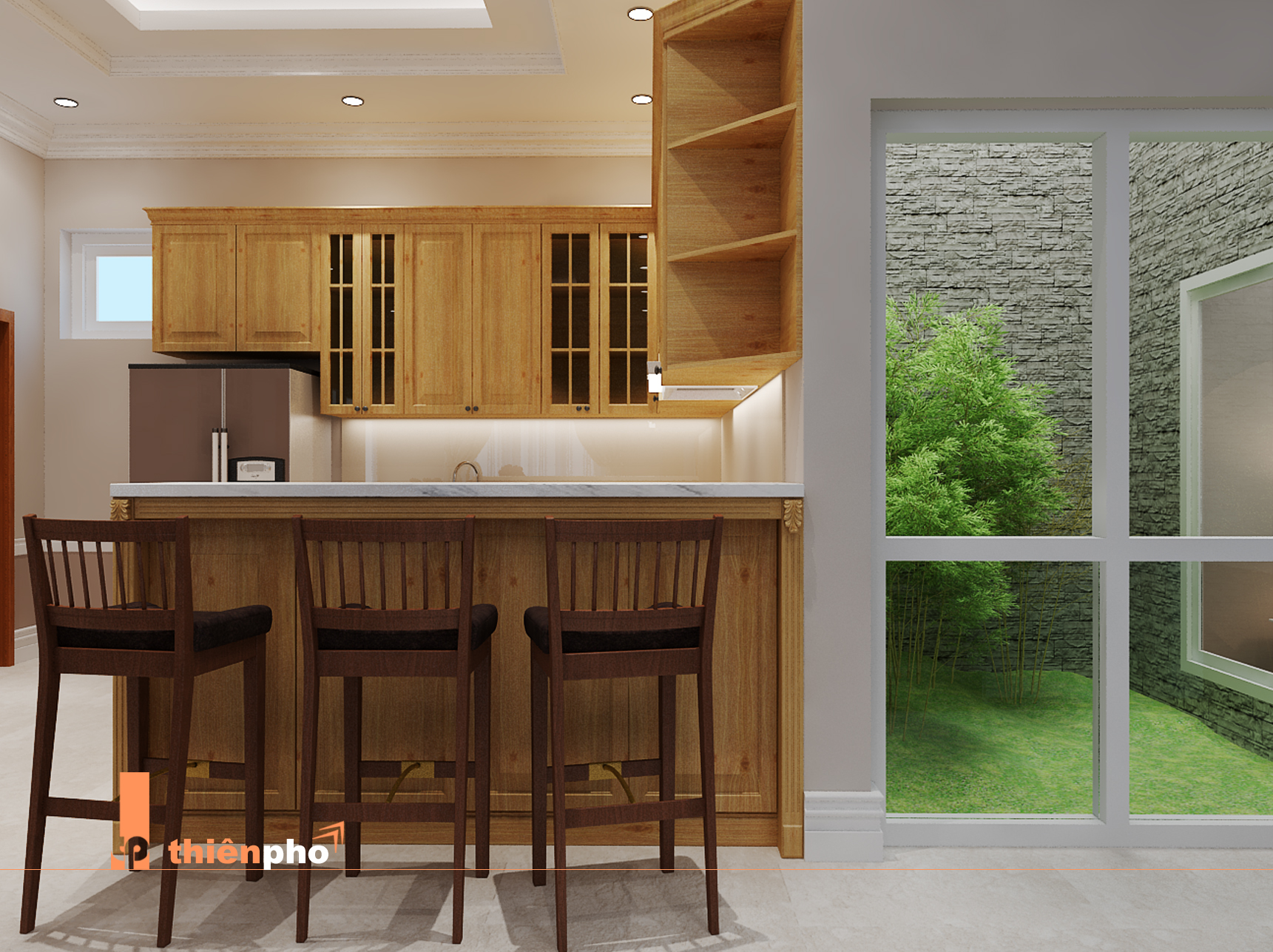 Khu vực bếp view 2?>