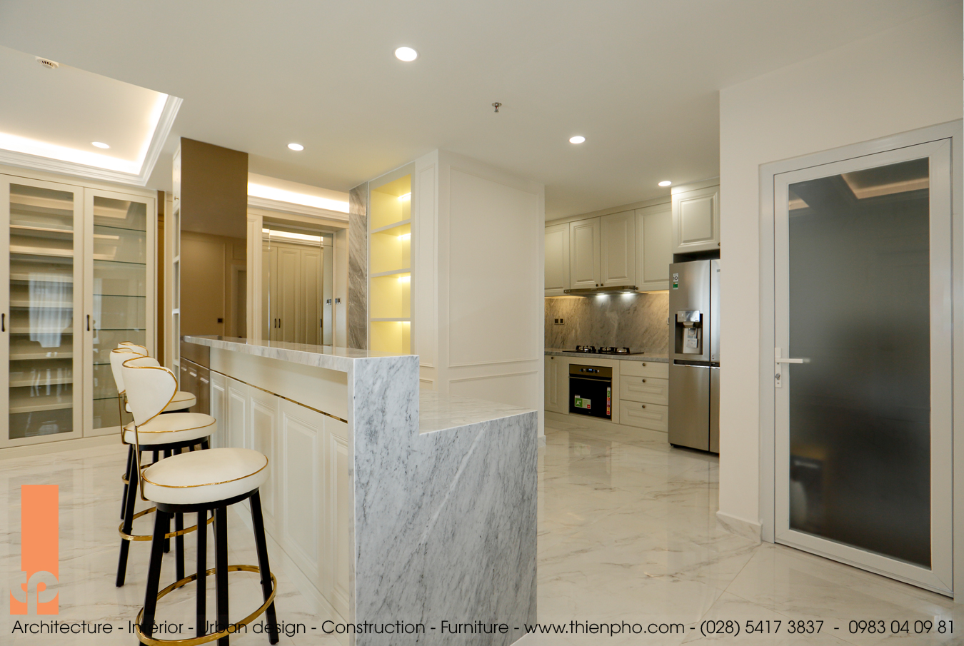 Hình ảnh thực tế thi công hoàn thiện nội thất căn hộ D9-02 Midtown, Phú Mỹ Hưng