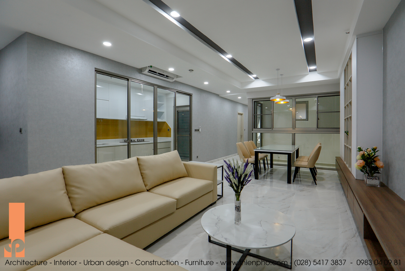 Hình ảnh thi công hoàn thiện nội thất căn hộ A2-17 Midtown, Phú Mỹ Hưng
