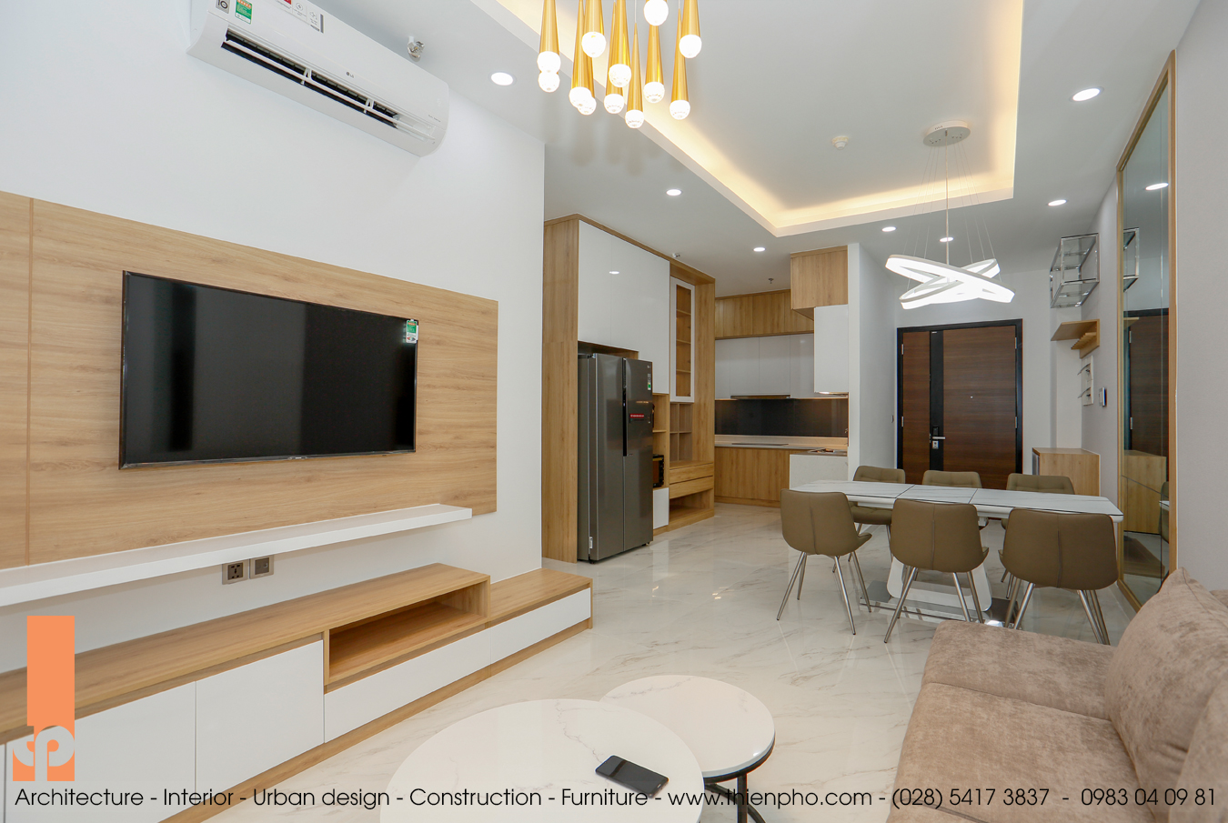 Hình ảnh thi công hoàn thiện nội thất căn hộ A4-03 Midtown, Phú Mỹ Hưng